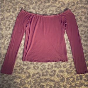 American Eagle Outfitters off the shoulder top